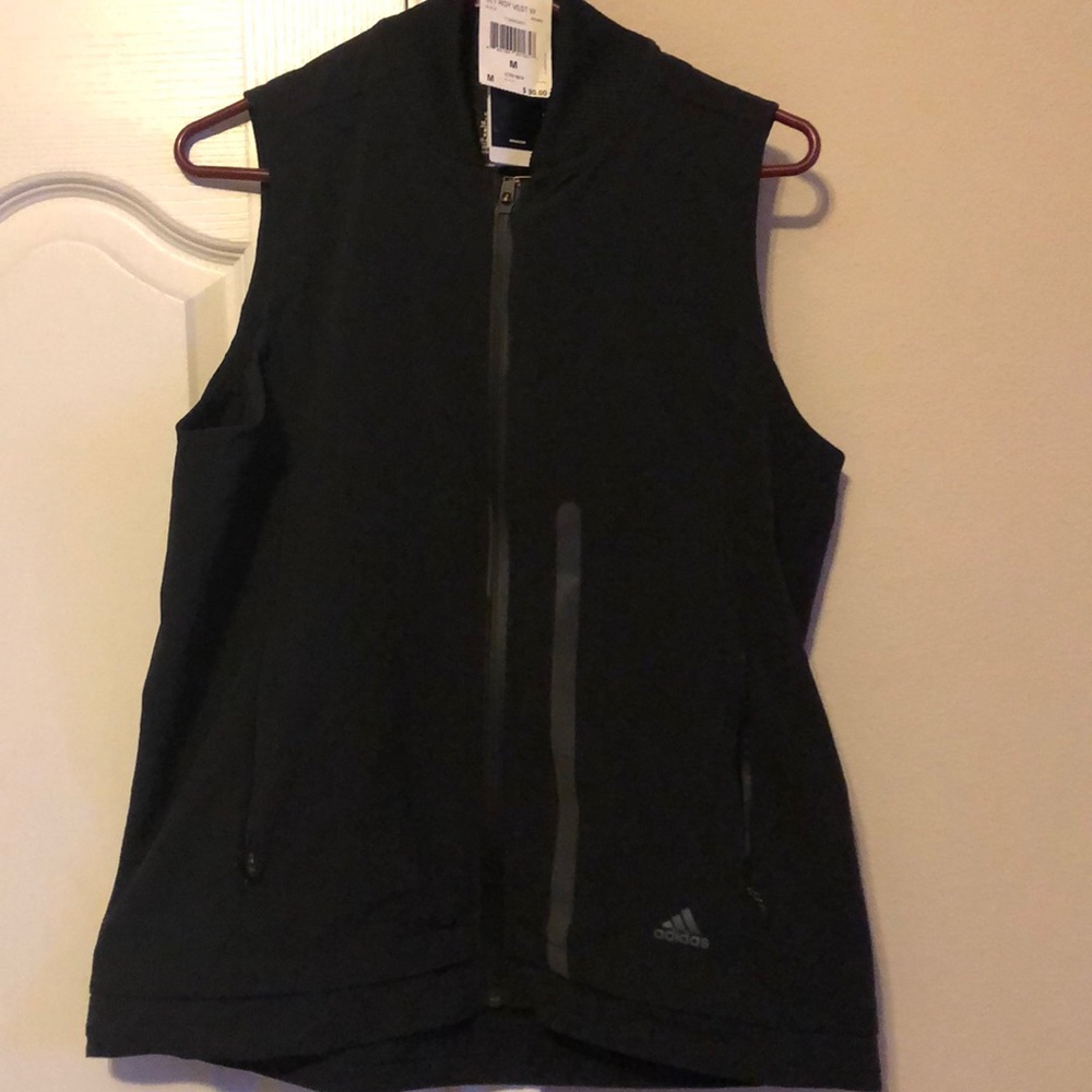 Black adidas vest